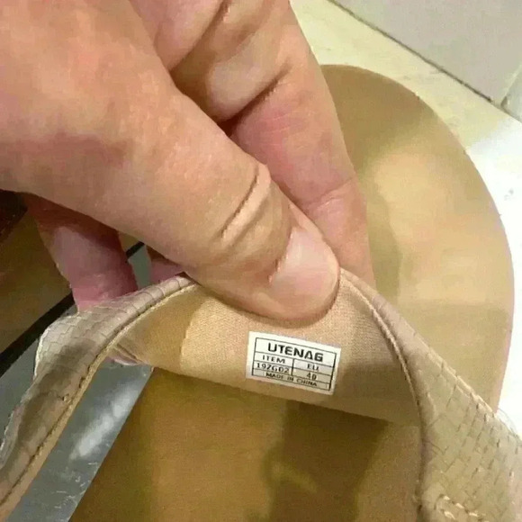 Sandals NWOB women’s 9 cushioned adjustable Beige Sz:40 - Picture 8 of 10